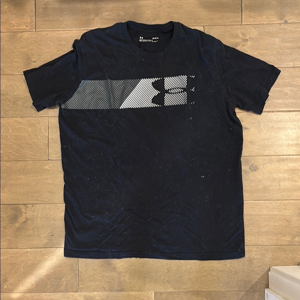 Under Armour Black Short Sleeve Tee with Graphic Design